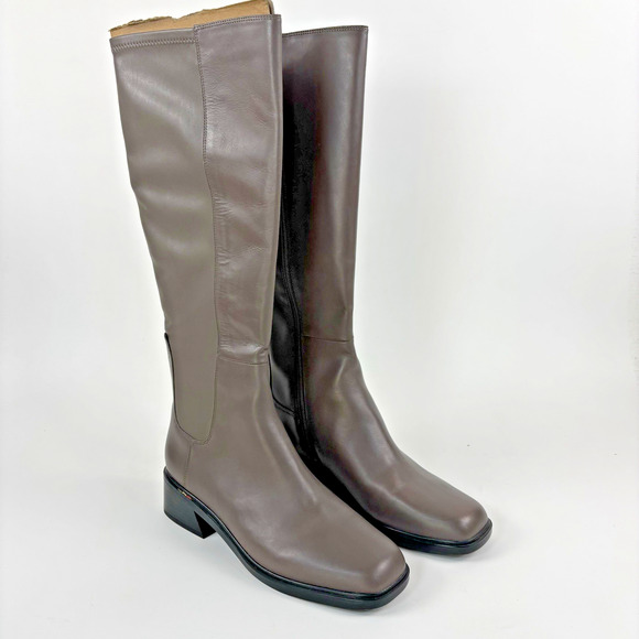 Franco Sarto Women's Giselle Tall Medium Shaft Boot Castagno Leather Size 9W - Picture 2 of 16